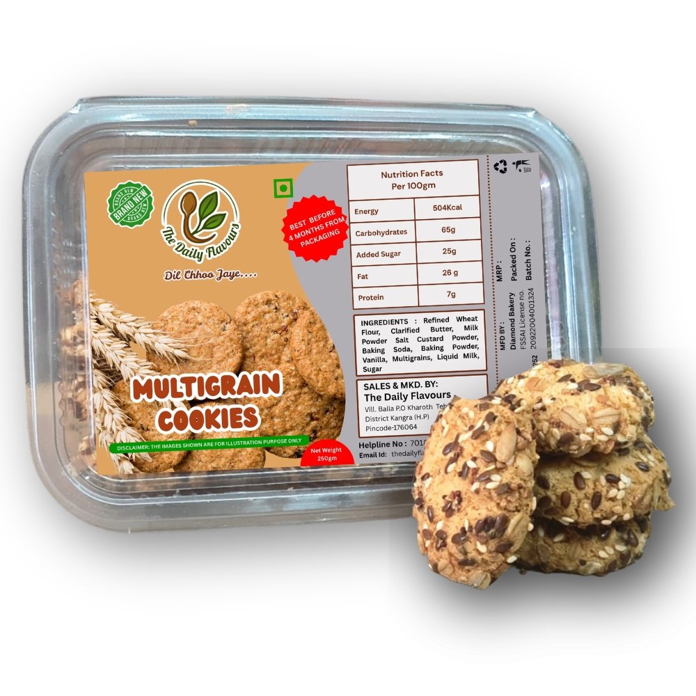 The Daily Flavours Multi-Grain Cookies