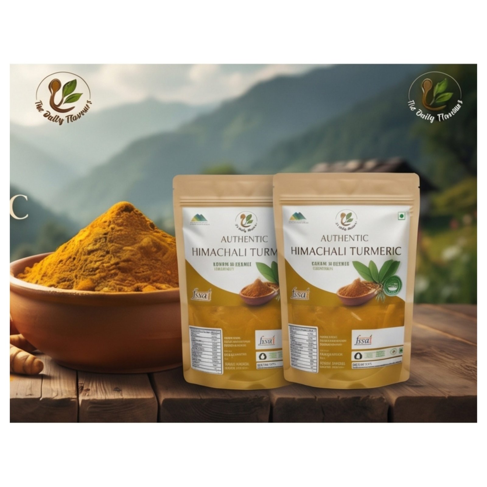 The Daily Flavours Haldi-Turmeric Powder 1