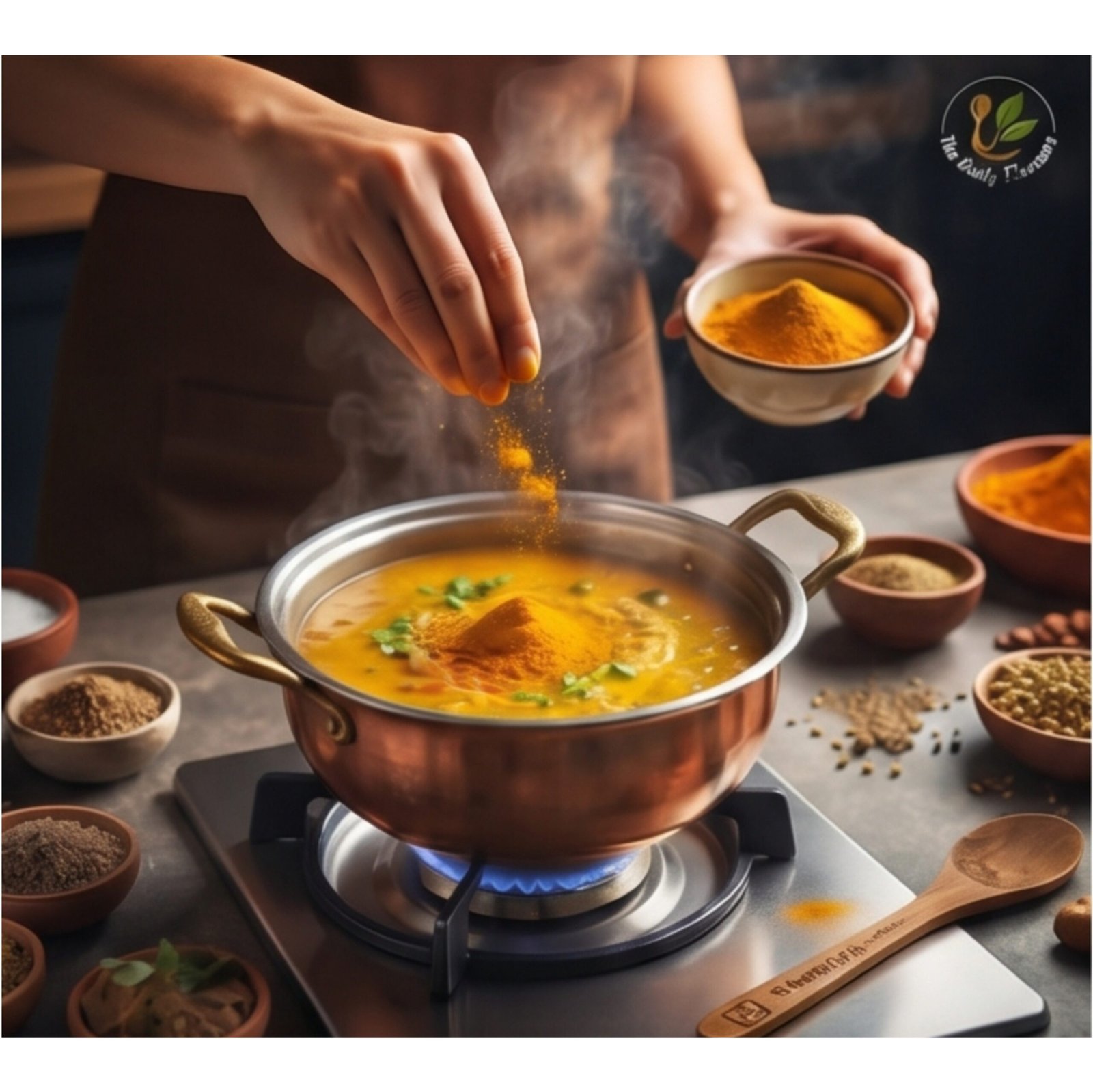 The Daily Flavours Himachali Desi Haldi Powder | 100% Pure & Organic Farm-Fresh Turmeric Root Ground | Rich in Curcumin, Antioxidants & Natural Immunity Booster - Available in Eco Pouches | 150gm - Image 2