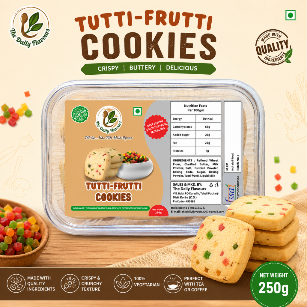 Tutti Frutti Cookies